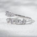 10K White Gold 0.9ct Lab Diamond Multi-Shape Eternity Ring
