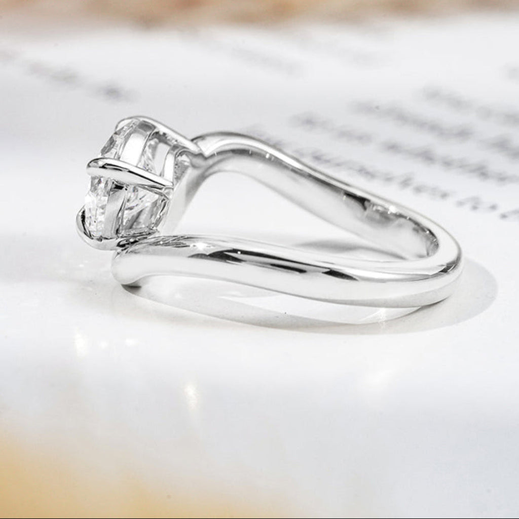 14K Gold  1.0ct Lab Diamond Solitaire Ring