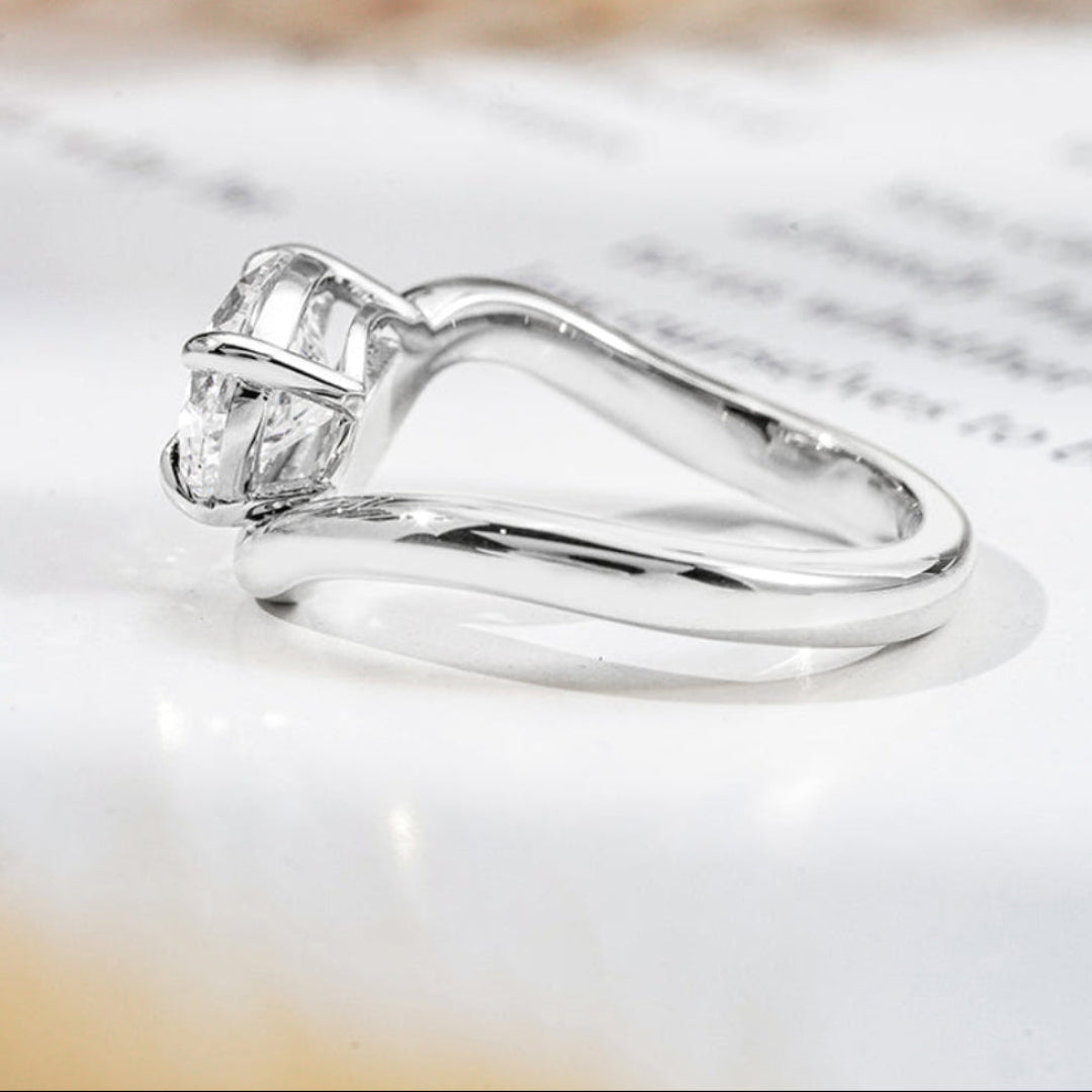 14K Gold  1.0ct Lab Diamond Solitaire Ring