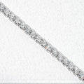 10K White Gold Lab Diamond Bracelet 2.4mm