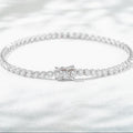 10K White Gold Lab Diamond Bracelet 2.7mm