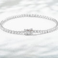 10K White Gold Lab Diamond Bracelet 3.1mm