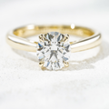 10K Yellow Gold Lab Diamond Ring 1.04ct AuDR1006566-1