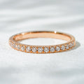 18K Rose Gold Lab Diamond Eternity Ring – 0.26 CTW