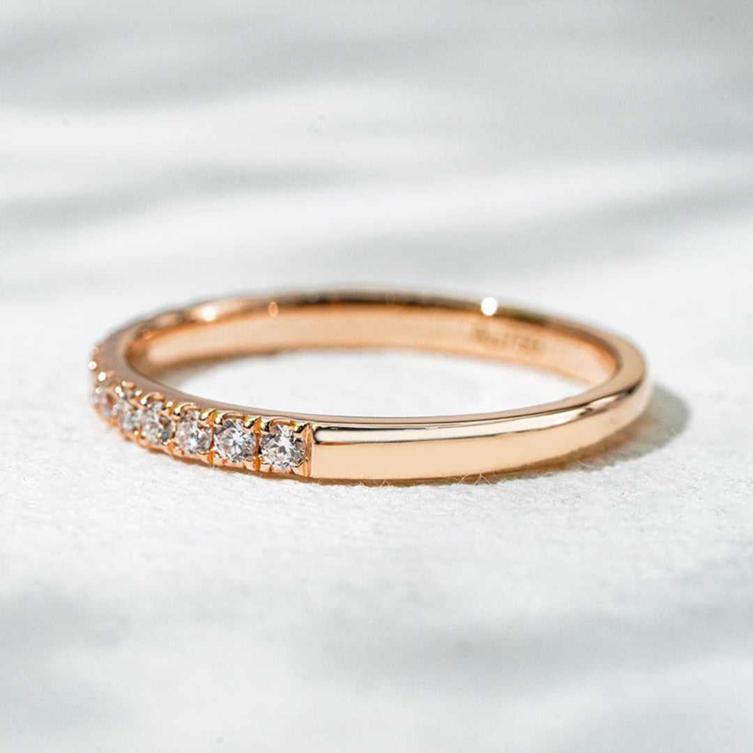 18K Rose Gold Lab Diamond Eternity Ring – 0.26 CTW