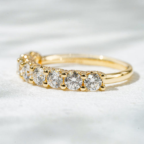 18K Yellow Gold Lab Diamond Eternity Ring – 1.43 CTW