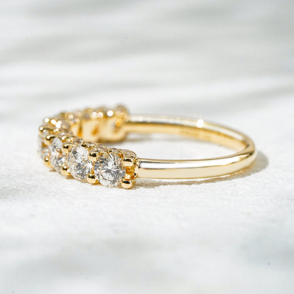 18K Yellow Gold Lab Diamond Eternity Ring – 1.43 CTW