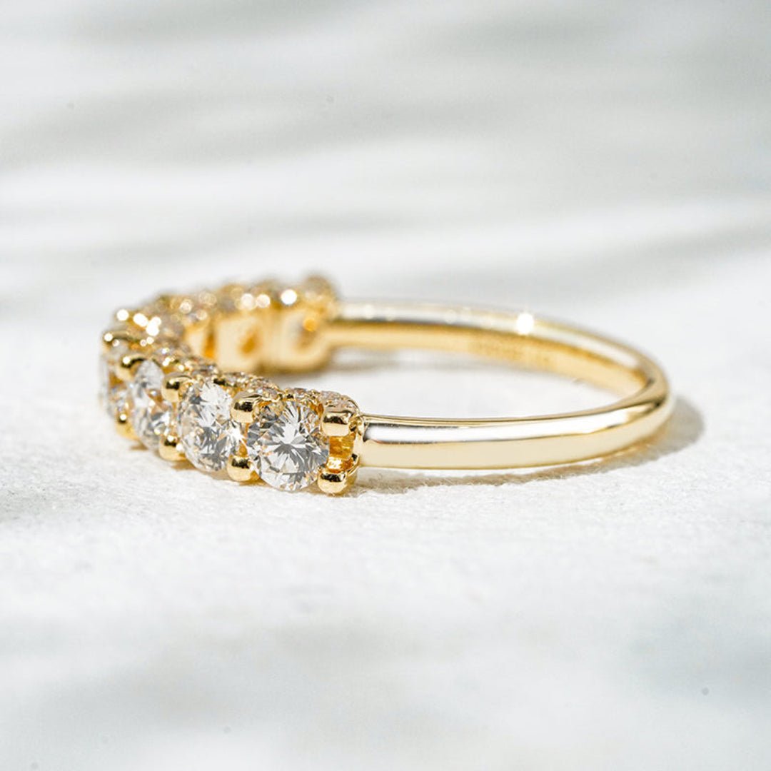 18K Yellow Gold Lab Diamond Eternity Ring – 1.43 CTW