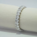 10K Gold 2.2ct Lab Diamond Oval Eternity Ring