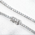 10K White Gold Lab Diamond Bracelet 1.9mm