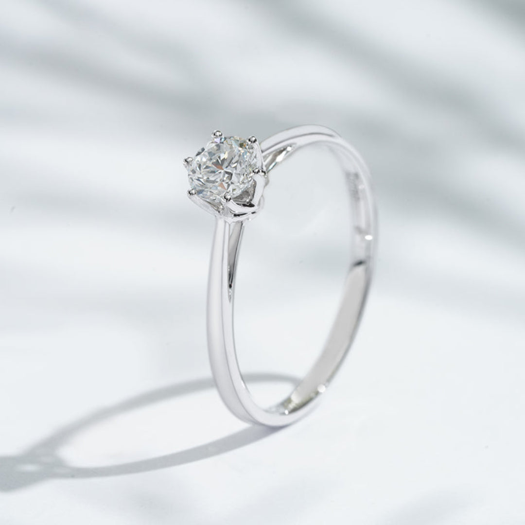 18K Yellow Gold Lab Diamond Stud Earrings – 0.44 CTW