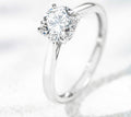 1CT Round Lab Grown Diamond Solitaire Ring
