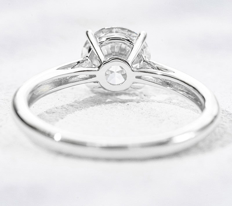 1CT Round Lab Grown Diamond Solitaire Ring