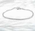 10K White Gold 1.28ct Lab Grown Diamond Tennis Bracelet | 1.4mm |